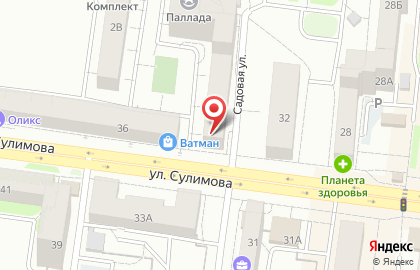 Торговая компания Сибирское здоровье на Садовой улице на карте