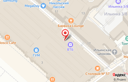 Банкомат ВТБ на Красной площади, 3 на карте