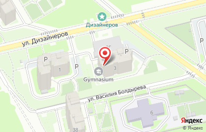 Тренажерный зал Gymnasium в Томске на карте