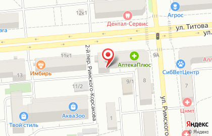 Кулинария в Новосибирске на карте