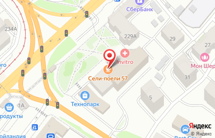 Столовая Сели-Поели 57 в Заводском районе на карте