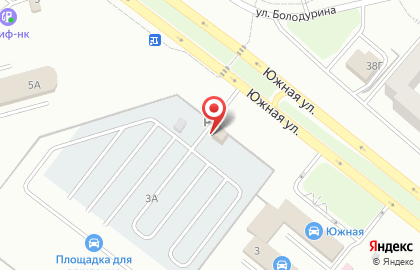 СТО Кама на Южной улице на карте