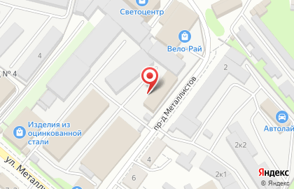 Производственно-строительная компания ПромСтрой в Первомайском районе на карте