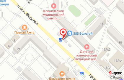 Микрофинансовая компания Единый кредитный портал в переулке Фадеева, 33е на карте
