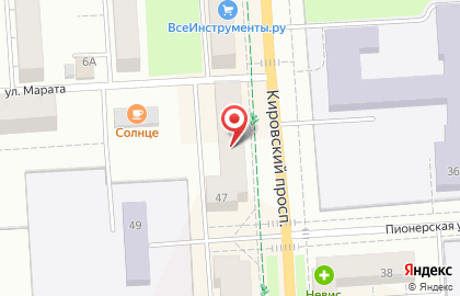 Компания по выдаче займов Мигомденьги на Кировском проспекте на карте