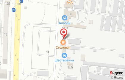 Столовая в Астрахани на карте