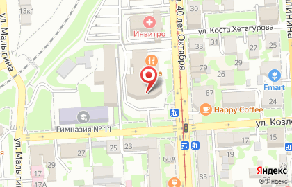 Клиника Медиум в Пятигорске на карте