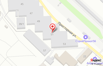 Автосервис в Оренбурге на карте
