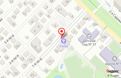 Открытый теннисный клуб Апельсин в Заводском районе на карте