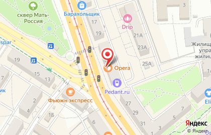 Магазин Искорка в Калининграде на карте