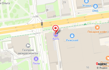 Отель Арль на карте
