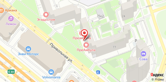 Детская стоматологическая поликлиника "ПреАмбула" в Жулебино. на карте