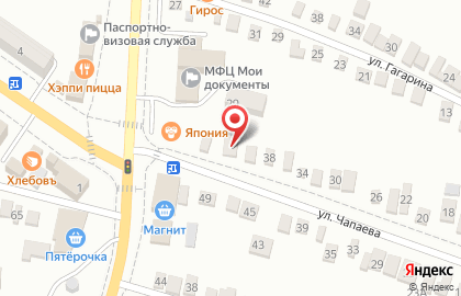Участковый пункт полиции на Чапаева, 42 на карте