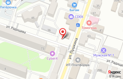 Киоск по продаже фруктов и овощей в Ярославле на карте
