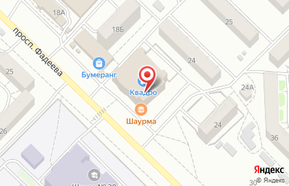 Магазин тканей и швейной фурнитуры Лоскуток в Черновском районе на карте