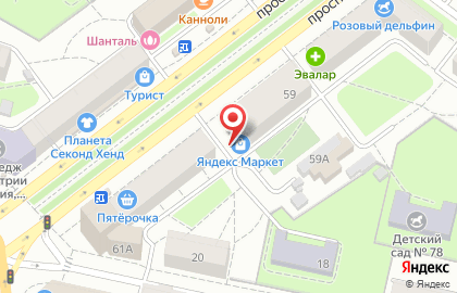 Оконная компания Satels на проспекте Ленина на карте