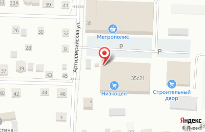 Склад-магазин продуктов Низкоцен в Тюмени на карте