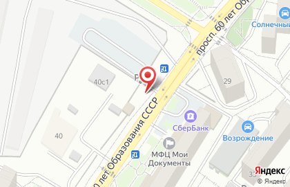 Автостоянка в Красноярске на карте