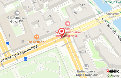 РЕСО-Гарантия на проспекте Римского-Корсакова на карте