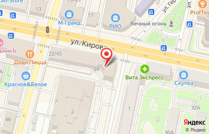 Салон сотовой связи на улице Кирова на карте