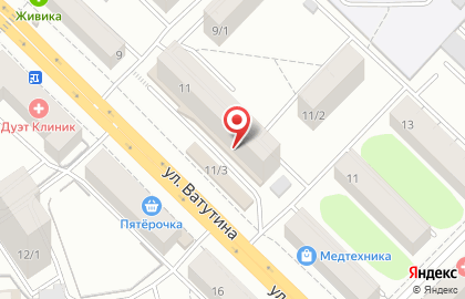 Фабрика натяжных потолков и жалюзи Милана на площади Карла Маркса на карте
