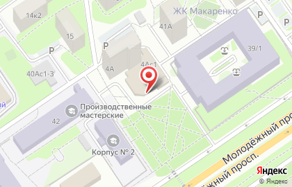 Супермаркет Магнит в Белгороде на карте