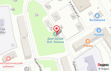 Дом-музей В.И. Ленина на карте