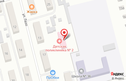 Детская поликлиника №2 в Анжеро-Судженске на карте