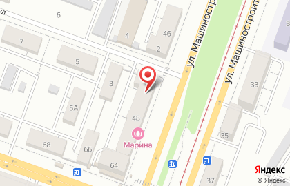 Челябинский филиал Банкомат, СМП Банк на улице Машиностроителей на карте