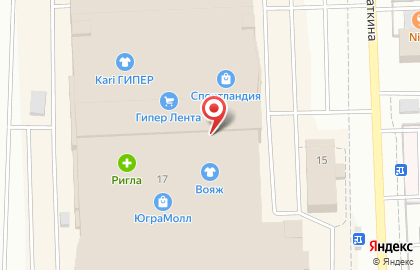 Магазин профессиональной косметики Проф Косметика в Ханты-Мансийске на карте