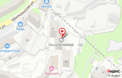 Почта России во Владивостоке на карте