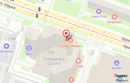 Компания по изготовлению печатей и штампов ПитерПринт в Калининском районе на карте