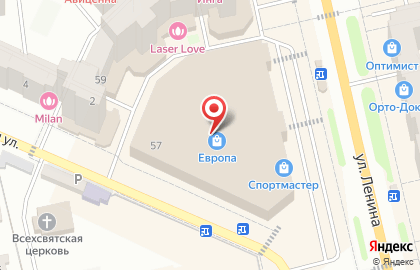 ТЦ Европа в Курске на карте