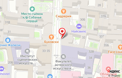 Выставочный зал Артлот24 в Центральном районе на карте