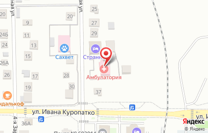 Амбулатория Хомутово, ГБУ на карте