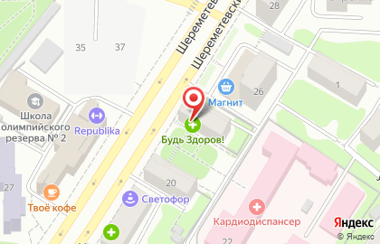Комфорт на Шереметевском проспекте на карте