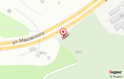 Салон-магазин Цветочный рай на улице Маковского на карте