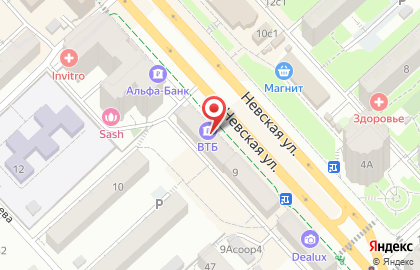 Банк Возрождение в Волгограде на карте