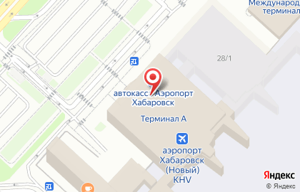 Авиакомпания Аврора в Хабаровске на карте