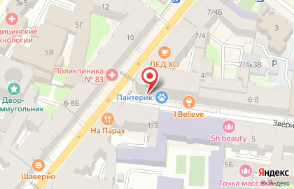 Гостевой дом Амулет в Петроградском районе на карте