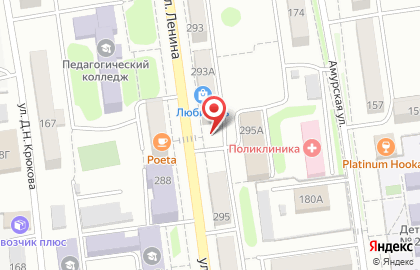 Пятерочка на улице Ленина на карте