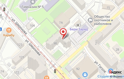 Спортивно-технический клуб ДОСААФ в Центральном районе на карте