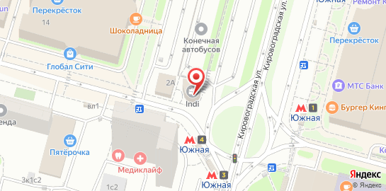 Студия эстетики тела на Днепропетровской улице на карте