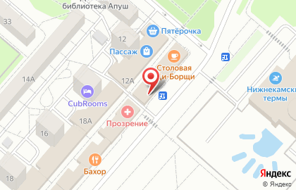 Магазин Муравей на улице Юности на карте
