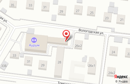 Частный детский сад Теремок на Вологодской улице на карте