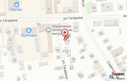 Магазин косметики и бытовой химии Магнит Косметик на площади Гагарина на карте