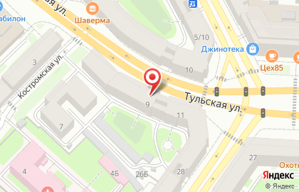 Зоомагазин PetShop.ru в Центральном районе на карте
