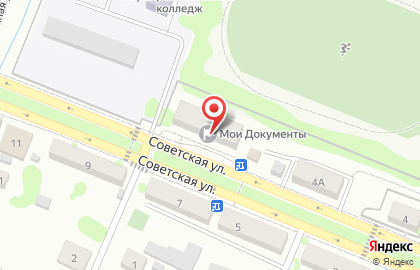 Центр предоставления государственных и муниципальных услуг Мои документы на Советской улице на карте