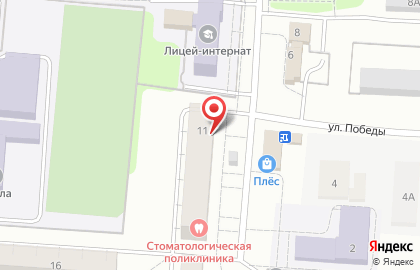 Фирменный магазин Акашево на улице Победы на карте