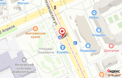 Супермаркет цветов и подарков Клумба на площади Лицкевича на карте